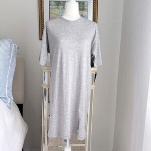 Rag & Bone oversized gray T-shirt dress 100% Pima Cotton size S